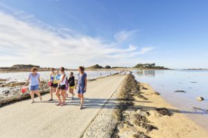 ile Callot traversée chaussee submersible