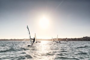 planche a voile locquirec baie de Morlaix